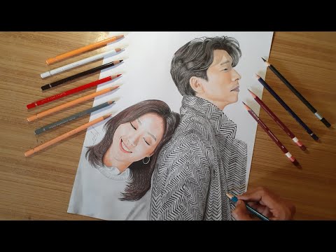 Drawing Goblin and his bride | sketch art | Drawing