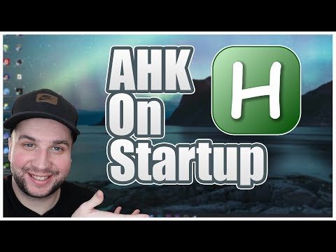 How to Launch AutoHotkey Scripts At Startup (4k)