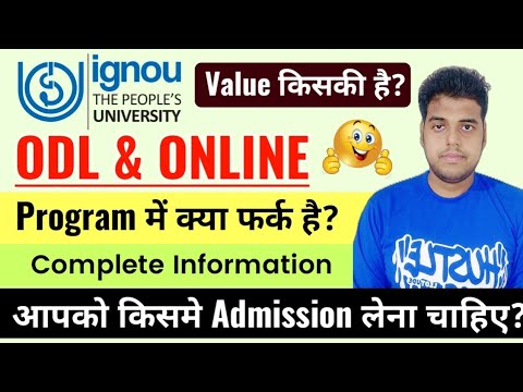 IGNOU ODL And Online Program Difference_IGNOU Online Vs ODL | IGNOU Admission 2025 January Session