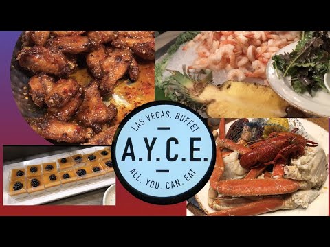 A.Y.C.E Buffet ...All You Can Eat! Palm Resort Las Vegas ..foodtrip