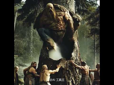 Viking Giant vs. Forest God #ai