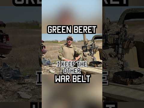 How GREEN BERETS set up their WAR BELT #military #youtubeshorts #greenberets #reels #army