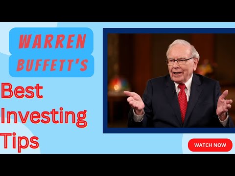 Warren Buffett's Tips For Investing In All Market Conditions #money