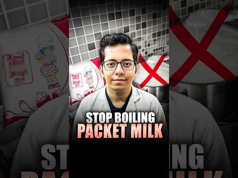 Stop Boiling Packet Milk | Dt.Bhawesh | #diettubeindia #dietitian #shorts