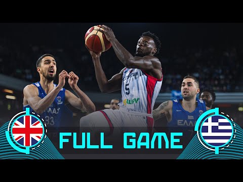 Great Britain v Greece | Full Basketball Game | FIBA EuroBasket 2025 Qualifiers