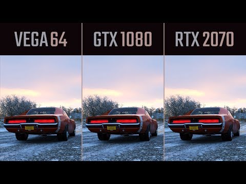 GTX 1080 vs. RTX 2070 vs. AMD RX Vega 64 Test in 8 Games