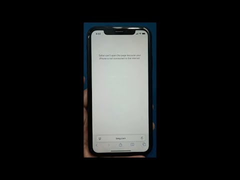 How to fix safari cannot open the page because your iPhone is not connected to the internet