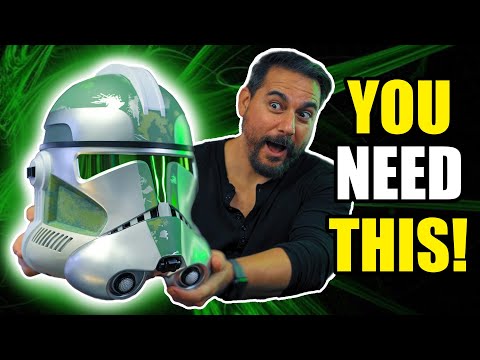 Disney 41ST Legion Clone Commander Gree Helmet Unboxing! BEST YET!