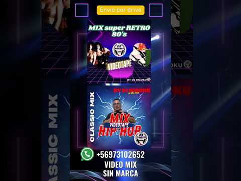 VIDEO mix Sin MARCA Retro 80s dance And HIP HOP 90s #videomix #videotape #sinmarcadeagua #dj #retro