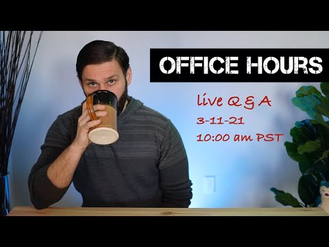 TCM Office Hours - Livestream Q&A (3/12/21)