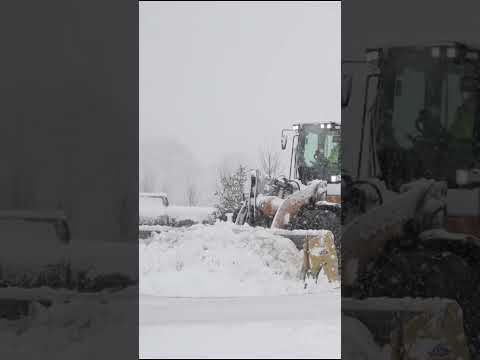 SNOW REMOVAL Part 1 #shorts #snowremoval #snowplowing