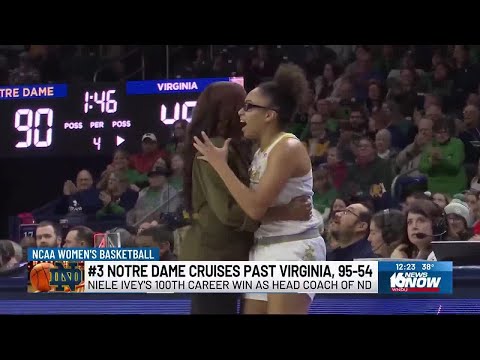 Niele Ivey, Olivia Miles reach milestones in Notre Dame’s win over Virginia