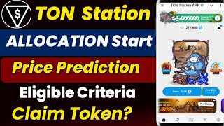 TON Station Airdrop | TON Station Price Prediction | ton station | TON Station Airdrop update