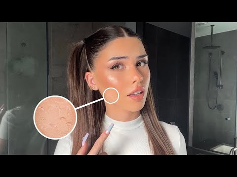 full face of DRUGSTORE makeup