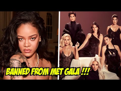 Rihanna Wants The Kardashians 'BANNED' From Met Gala Over Chris Brown & Kanye West