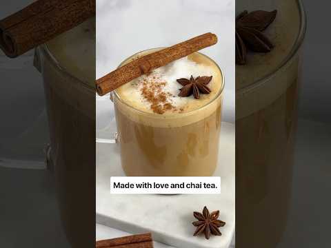 The best healthy chai latte!