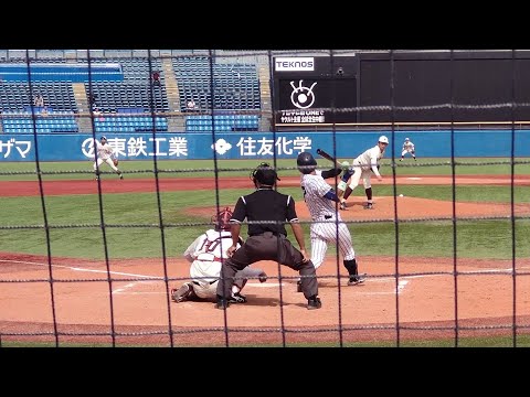 立教大学・鈴木唯斗 スリーベースヒット 2024 10 07 (東邦)