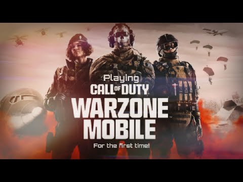 Playing Call of Duty Warzone Mobile for the first time. ( Battle Royale )