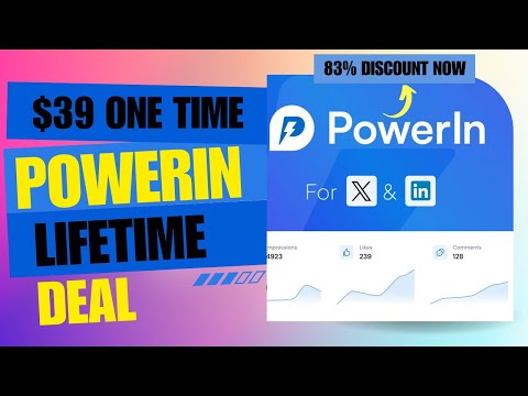 🔶✅🔶PowerIn Lifetime Deal | Build Your Personal Brand Faster | $39 Lifetime Deal | 83% Now