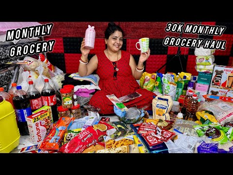 OUR MONTHLY GROCERY HAUL 😱