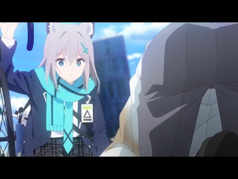 Shiroko meets Sensei for the first time.. || Blue Archive The Animation Episode 1