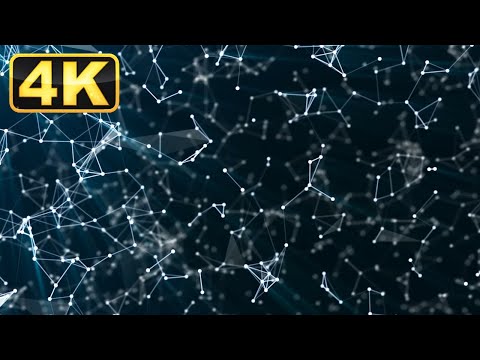 4K Abstract Constellations! Space Screensaver! Sci-Fi Video for Relaxing, Sleep, Study