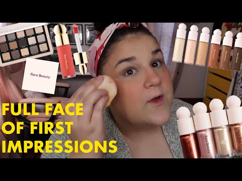 Honest First Impressions Of RARE Beauty! *and natasha denona lol*