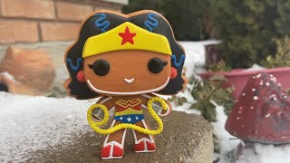 Merry Christmas Happy Holidays to everyone quick look Ginger Bread Wonder Woman Funko figure