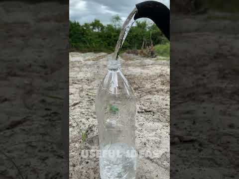 Smart drip irrigation system from plastic bottles #shorts #dripirrigation