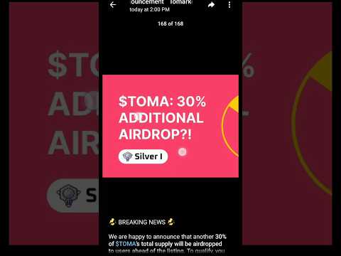 Tomarket Additional Toma Tokan 30% For User, Snapshot At 18 December,Earn Toma Tokan Now