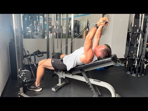 Lying Low Cable Chest Fly | TARGET THE UPPER PECS