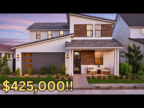 Inside Affordable Phoenix Arizona Homes in Master Planned Community [Goodyear AZ]