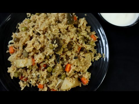 How to cook perfect HEALTHY BROWN RICE PULAO 👌👌 !!! || Diabetic recipes || Diet Brown Rice recipes