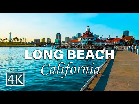 [4K] Shoreline Village in Long Beach, California USA - Walking Tour