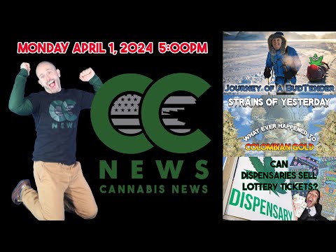 Cannabis News Update - Journey of a New Budtender, Columbian Gold, and Can Dispensaries Sell Lottery