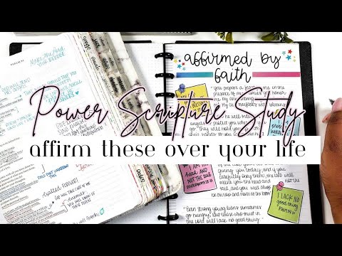 8 Biblical Affirmations That Will Change Your Life| Power Scripture Faith Study