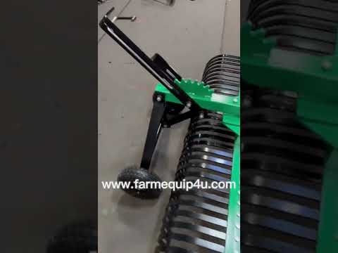 ATV landscape rake, stick rake