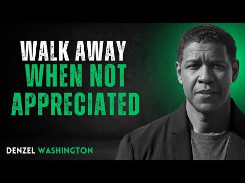 RESPECT YOURSELF AND WALK AWAY | DENZEL WASHINGTON | MOTIVATIONAL SPEECH