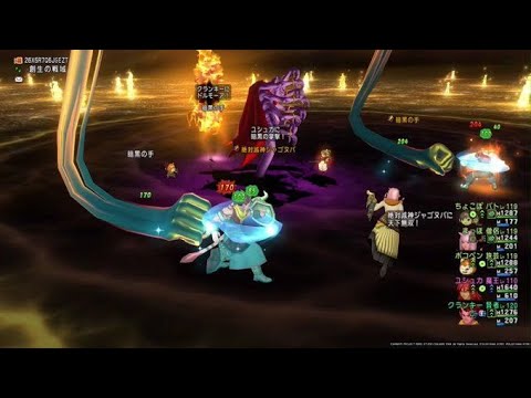 【ドラクエ10】ver5.5後期　ラスボス　異界滅神＆絶対滅神ジャゴヌバ　賢+サポ3