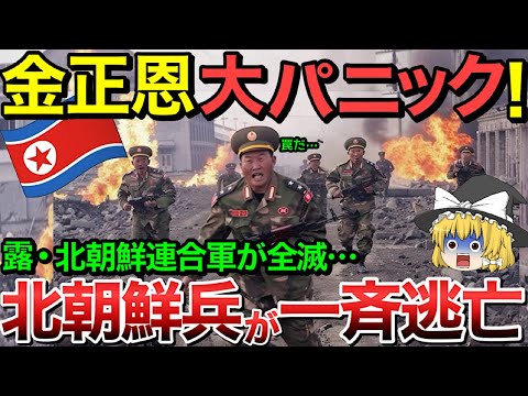 【ゆっくり解説】ロシア北朝鮮の連合軍が全滅・・プーチン大統領と金正恩が大パニック！北朝鮮兵が大量逃亡・・【ゆっくり軍事プレス】