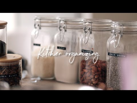 Small Pantry + Spice Cabinet Organization | nyc quarantine vlog