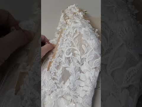 Do THIS trick for cutting perfectly EVERY TIME!! #diy #lace #mesh #sewingtips #secrets #beginner