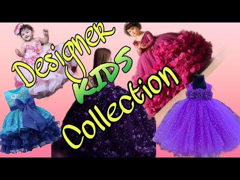 Latest designer partywear kids collection