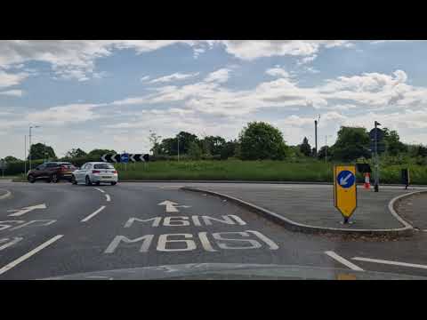 Crewe Green Roundabout from Hungerford Road, 3rd Exit to Haslington, Crewe Driving Test Route Help