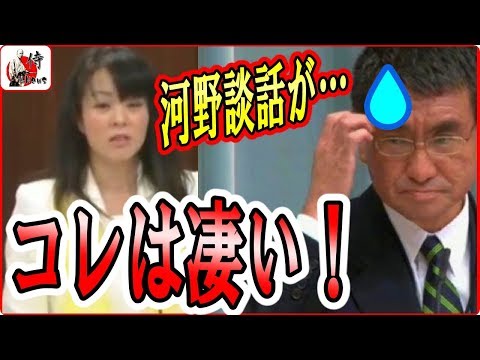 杉田水脈vs河野太郎🔴【国会中継】神回！河野談話を河野大臣の目前で追求！2018年3月28日-侍News