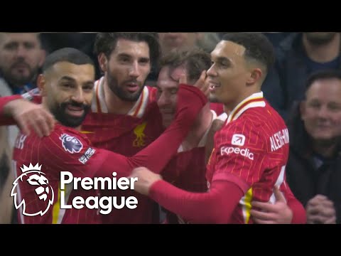 Alexis Mac Allister's header gives Liverpool 2-0 lead v. Spurs | Premier League | NBC Sports