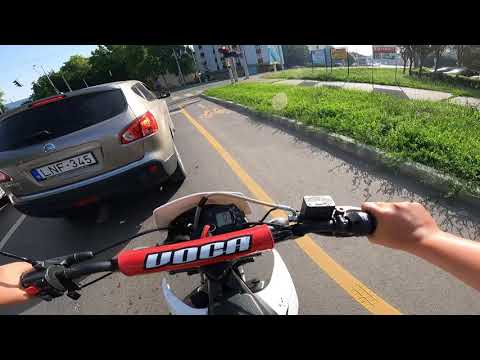 RIDE TO SCHOOL WITH DERBI SENDA ENDUROLIFE II #8 II