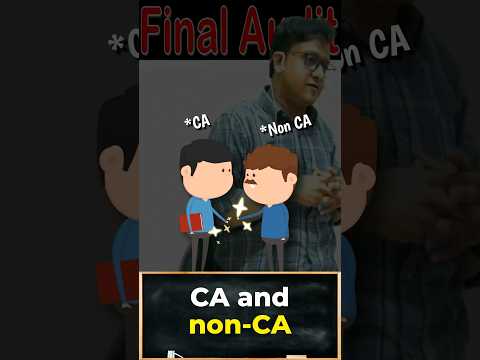 CA and non-CA | Siddharth Agarwal Audit