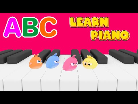 Learn ABC Phonics Shapes Numbers Colors | Master Piano Skills and Learn Colors 🎨 Super Simple ABCs