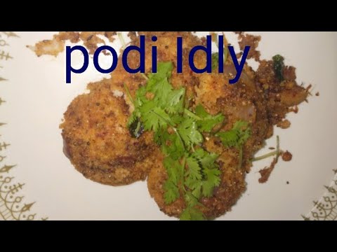 podi Idly in Tamil / How to make podi Idly in Tamil #podiidly #idli  @EnSamayalAraiyl